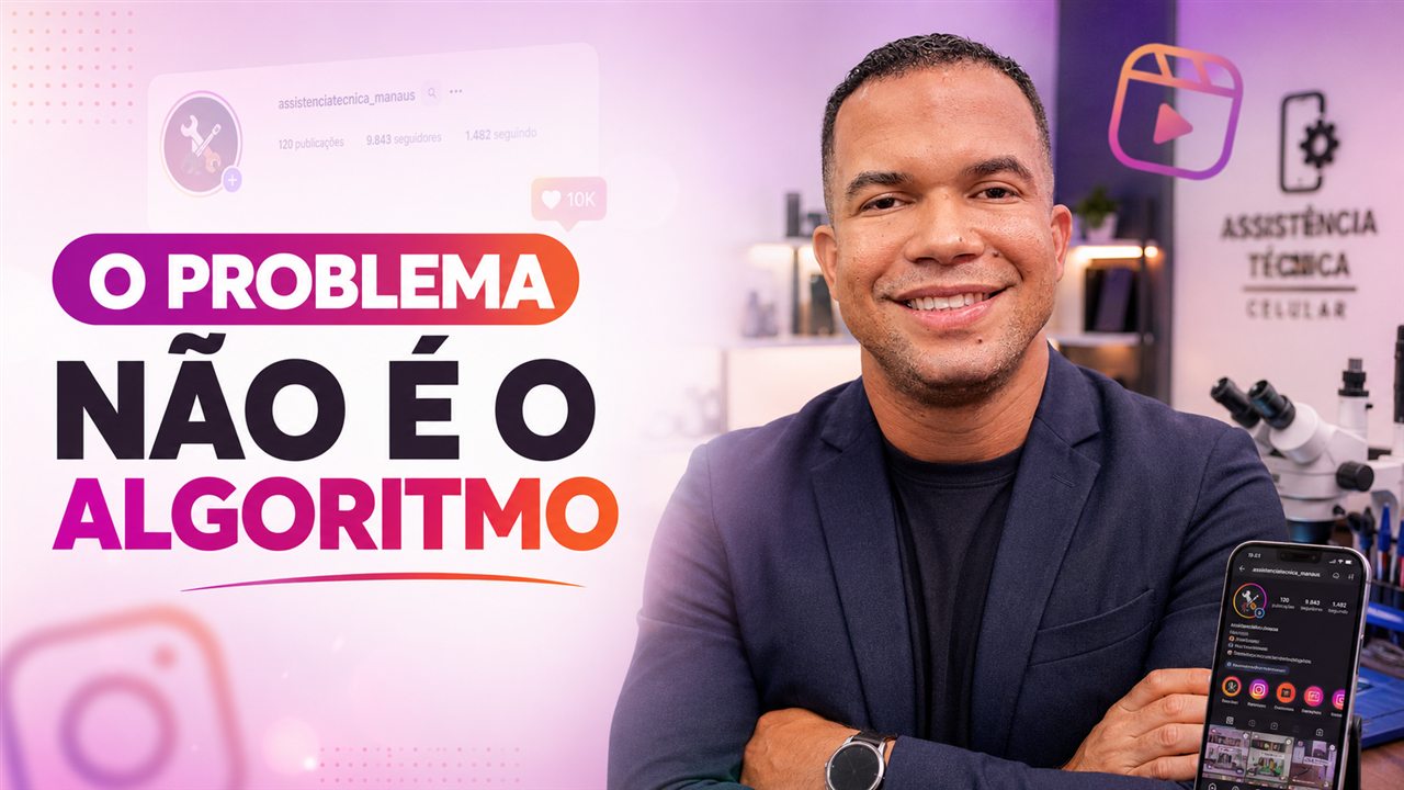 O problema não é o algoritmo - Instagram do Técnico
